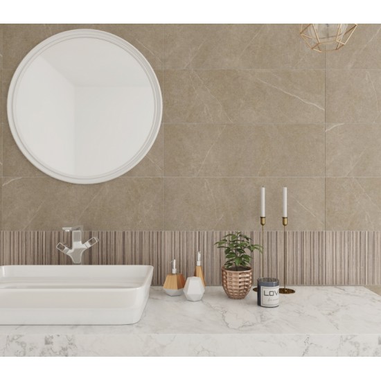 Πλακάκι Μπάνιου Sensi Taube (Ταμπά-Καφέ) 25,5X75,5CM